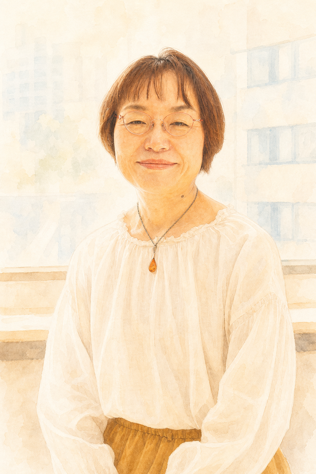 穏やかな表情の細谷恵美子さん